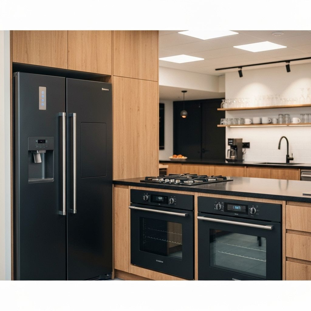 Cafe Matte Black Appliances