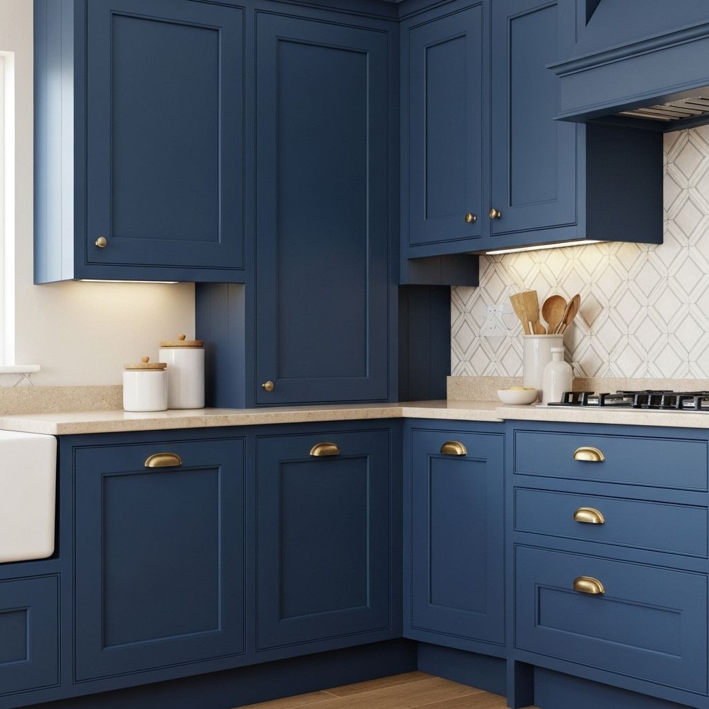 Navy Cabinets