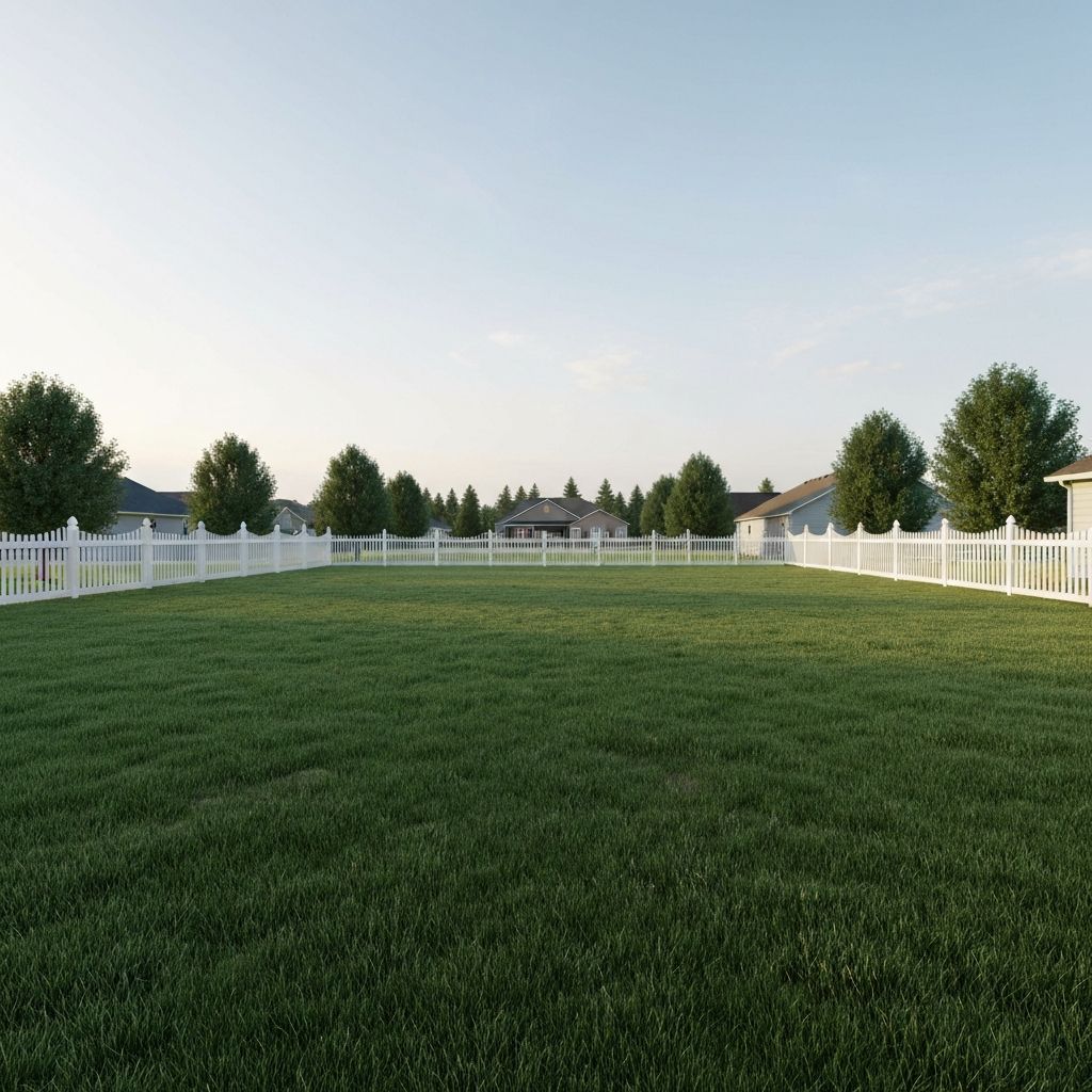 Before - Empty backyard